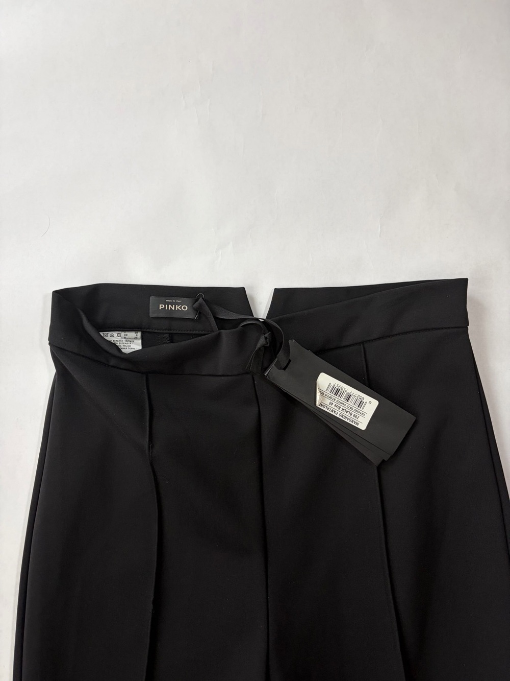 Pinko Mandarino Pantalone Black Scuba Pants-size 4 - Picture 10 of 14